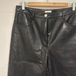 Wilfred Black vegan Leather Pants